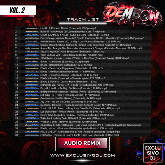 DEMBOW NUEVO 2026 (Extended Vol.2) Audio