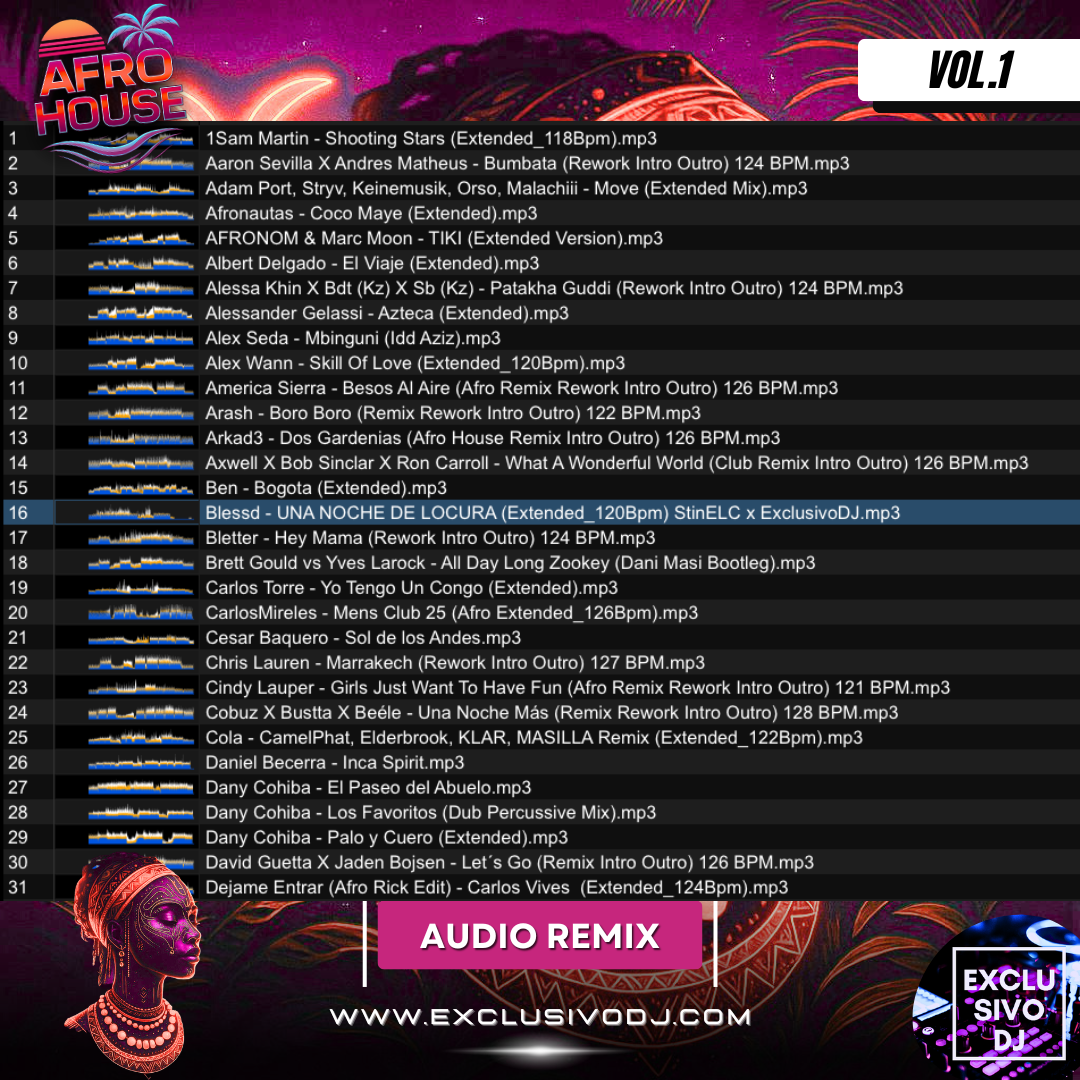 AFRO HOUSE (Vol.1) Audio