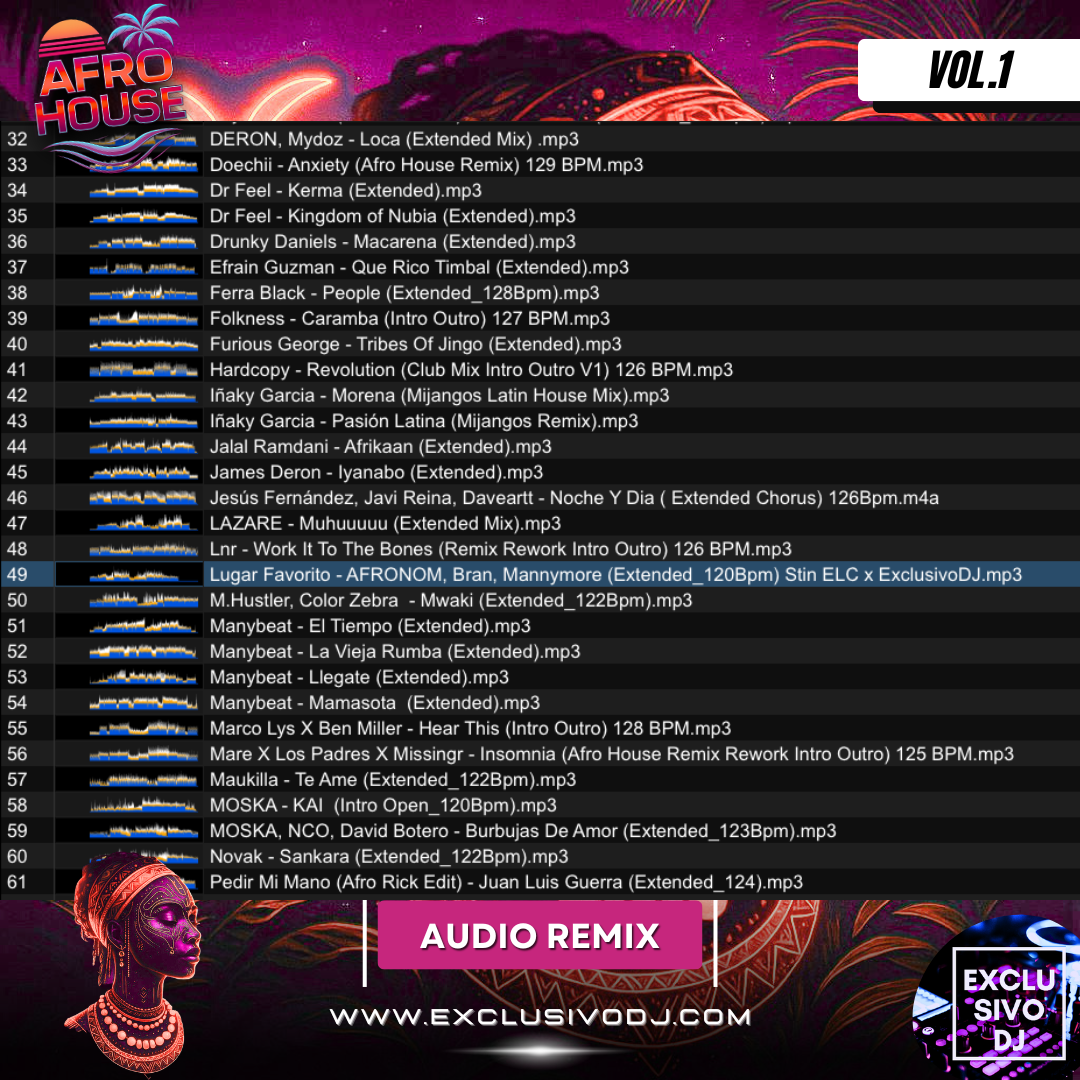 AFRO HOUSE (Vol.1) Audio