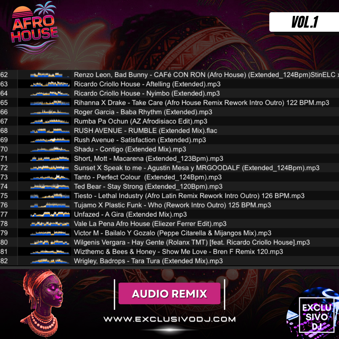 AFRO HOUSE (Vol.1) Audio