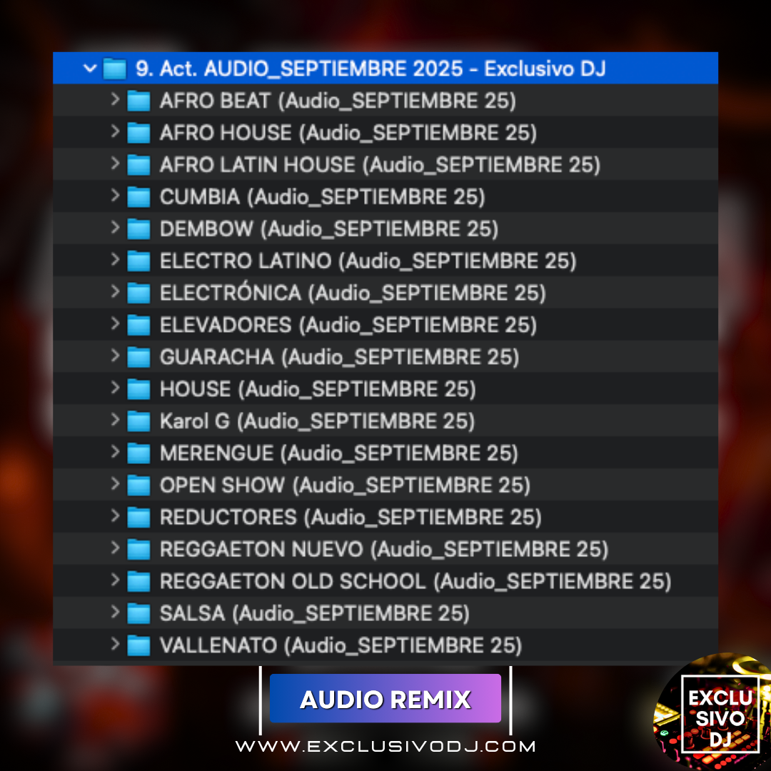 ACTUALIZACIÓN SEPTIEMBRE 2025 (Audio) 🎧📀