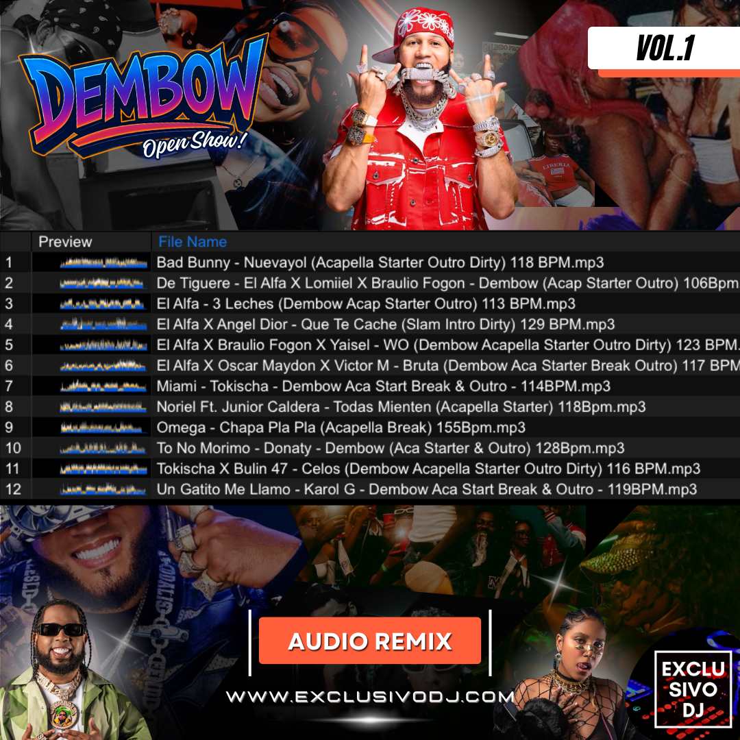 DEMBOW - Open Show (Vol.1) Audio