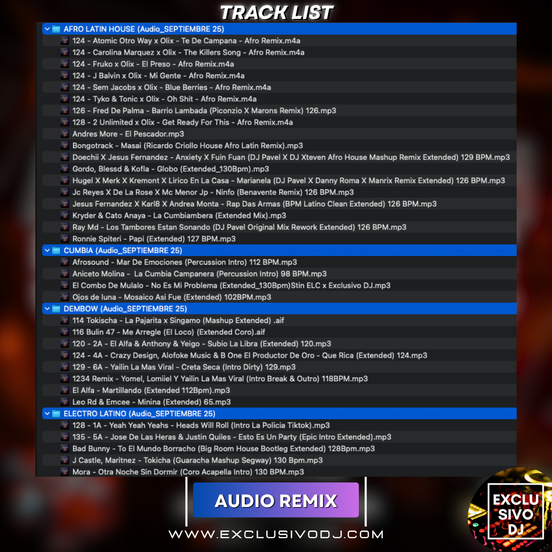 ACTUALIZACIÓN SEPTIEMBRE 2025 (Audio) 🎧📀