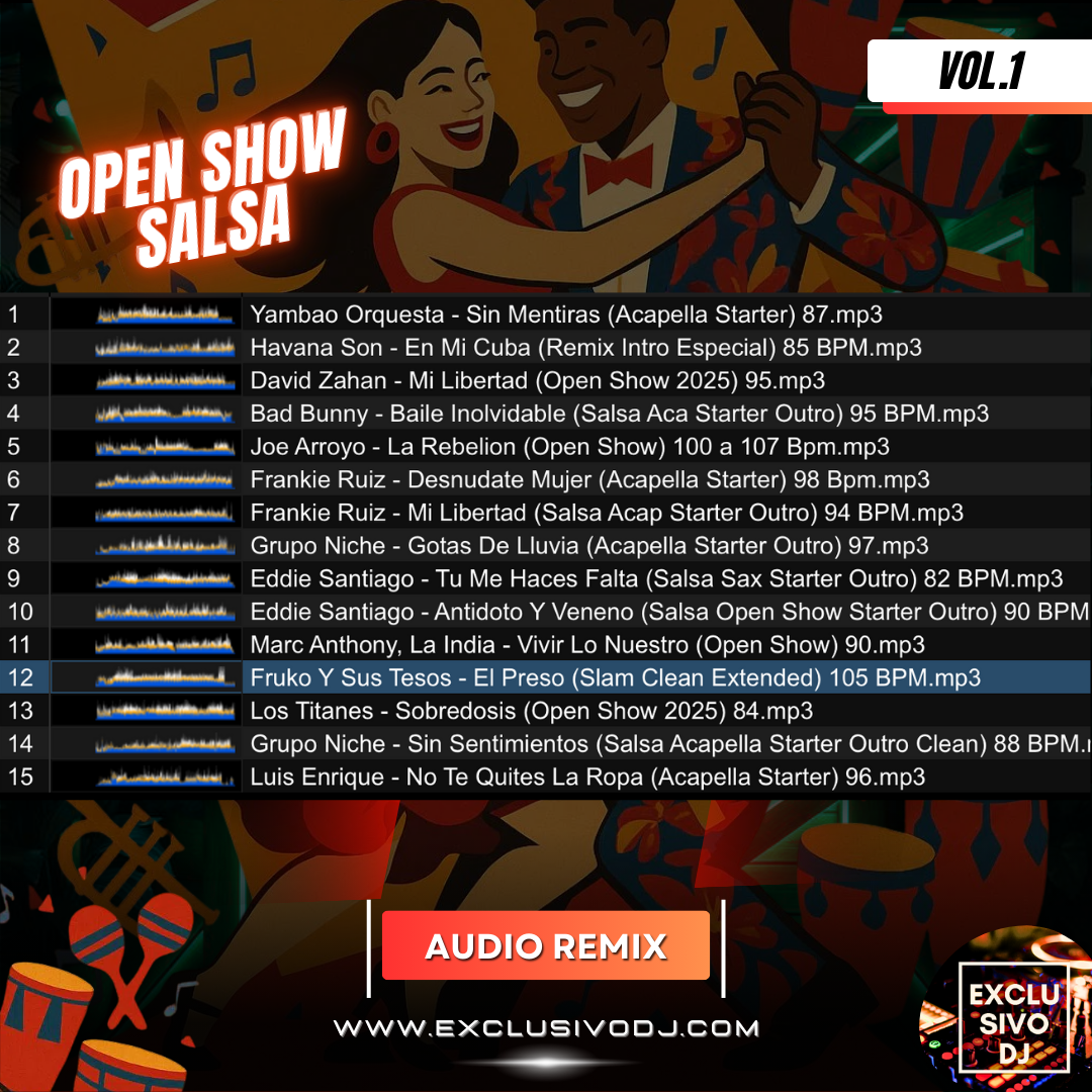 SALSA - Open Show (Vol.1) Audio