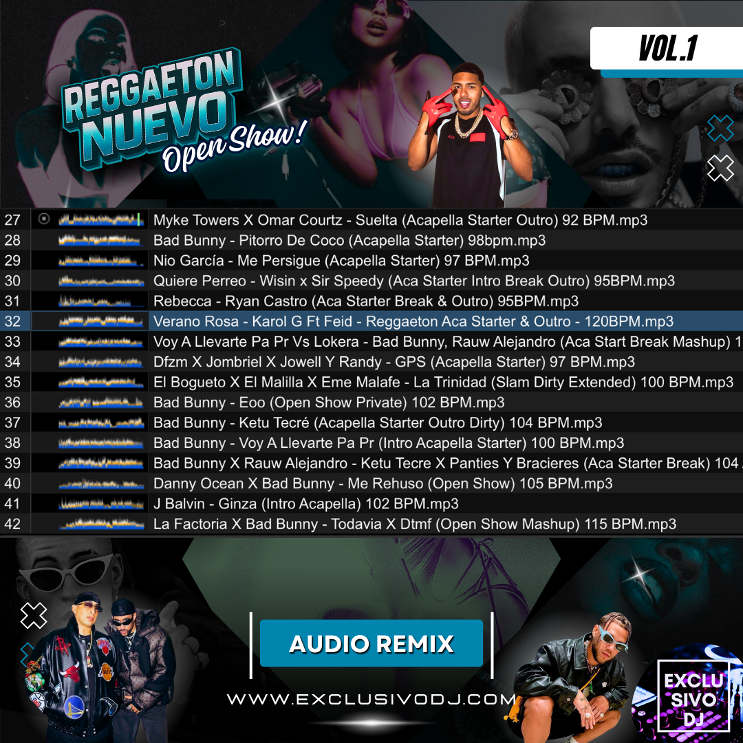 REGGAETON NUEVO - Open Show (Vol.1) Audio