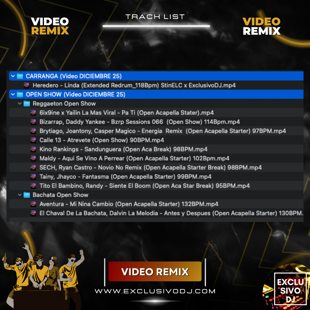 ACTUALIZACIÓN DICIEMBRE 2025 (Video) 🎧📀