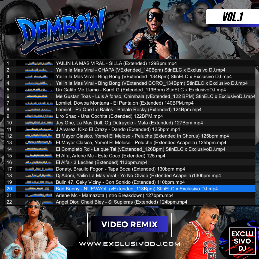 DEMBOW NUEVO 2025 (Vol.1) Video