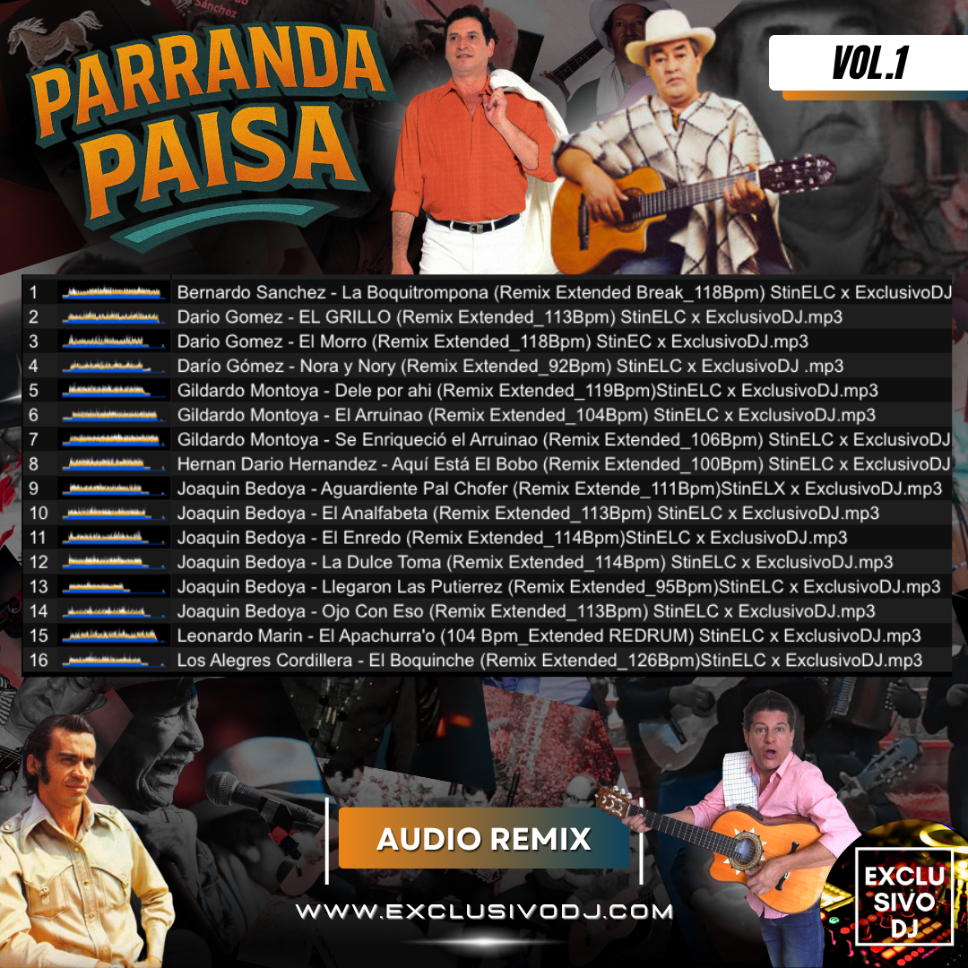 PACK PARRANDA PAISA (Vol.1) Audio 🎄✨🔉