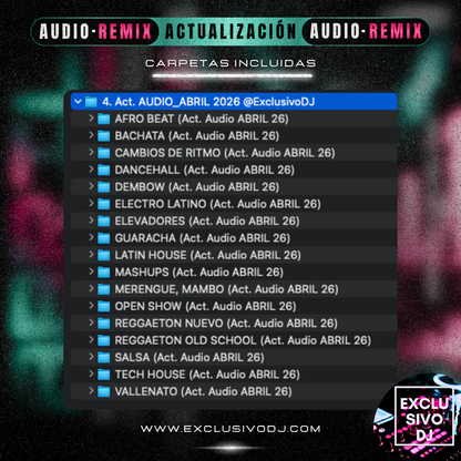 ACTUALIZACIÓN ABRIL (AUDIO) 2026 🎧📀