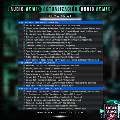 Actualización OCTUBRE (Audio) 2026 🟢🎶