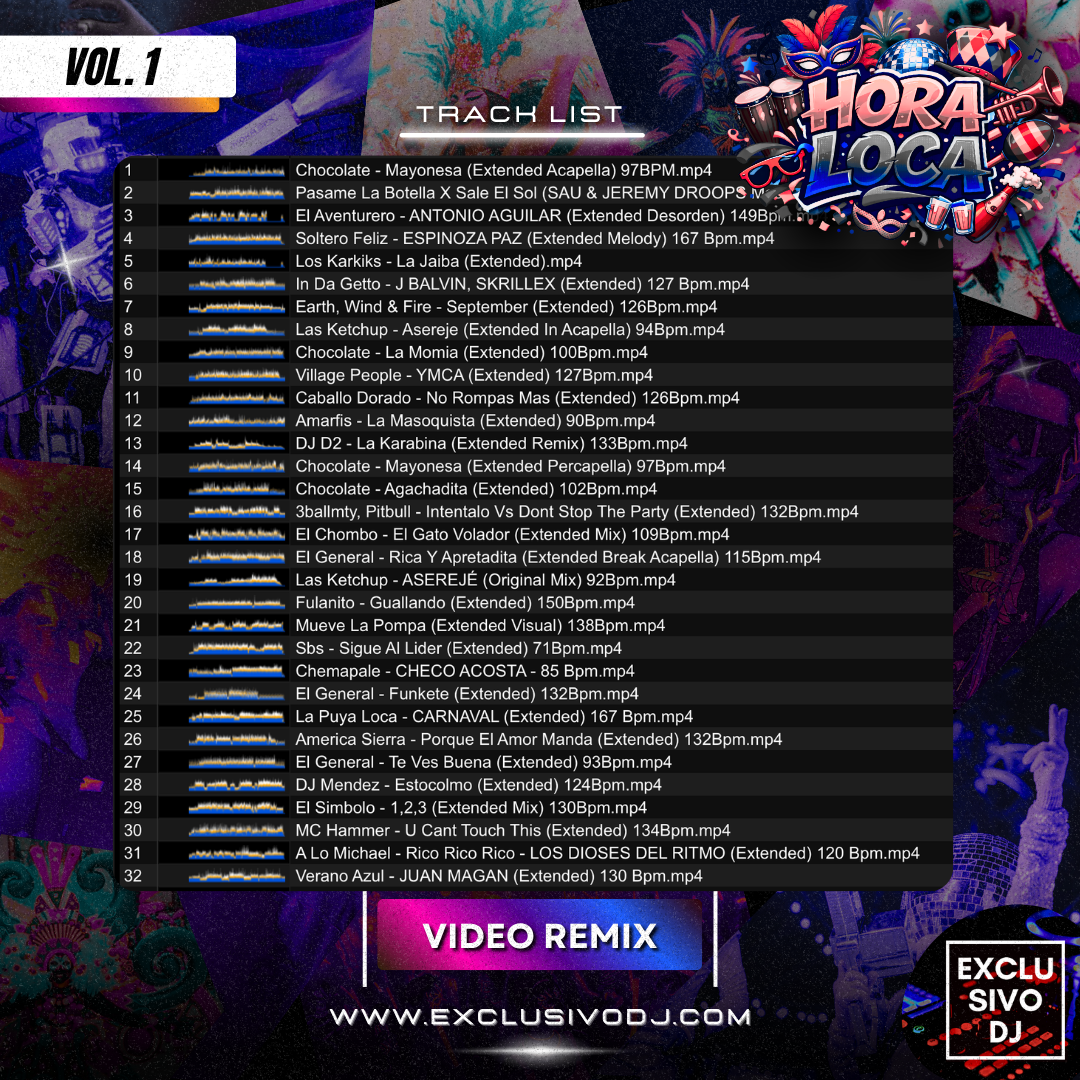 HORA LOCA (Extended Vol.1) Video