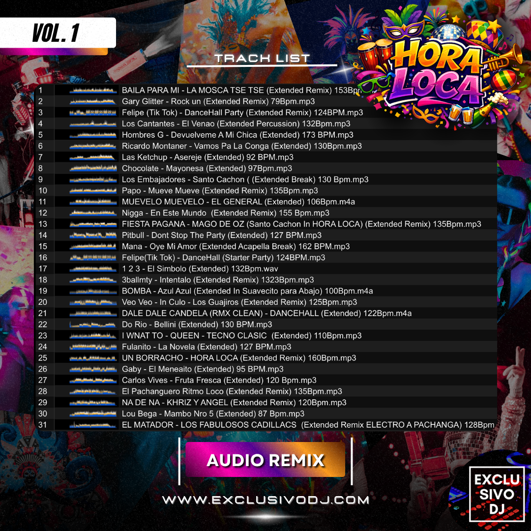 HORA LOCA (Extended Vol.1) Audio