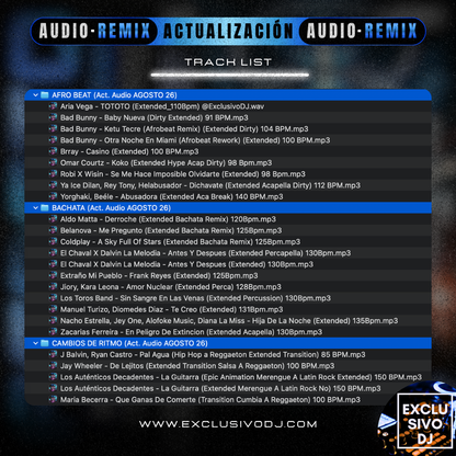 Acualización AGOSTO (Audio) 2026