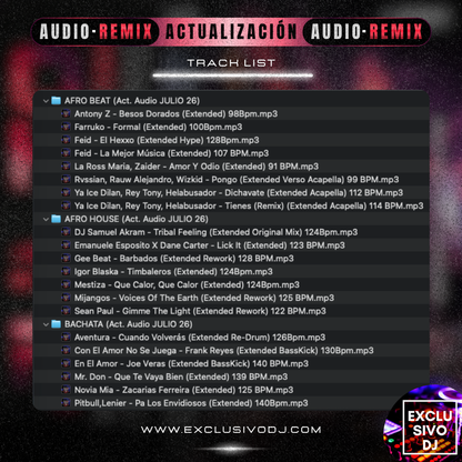 ACTUALIZACIÓN JULIO (Audio) 2026 🎧📀