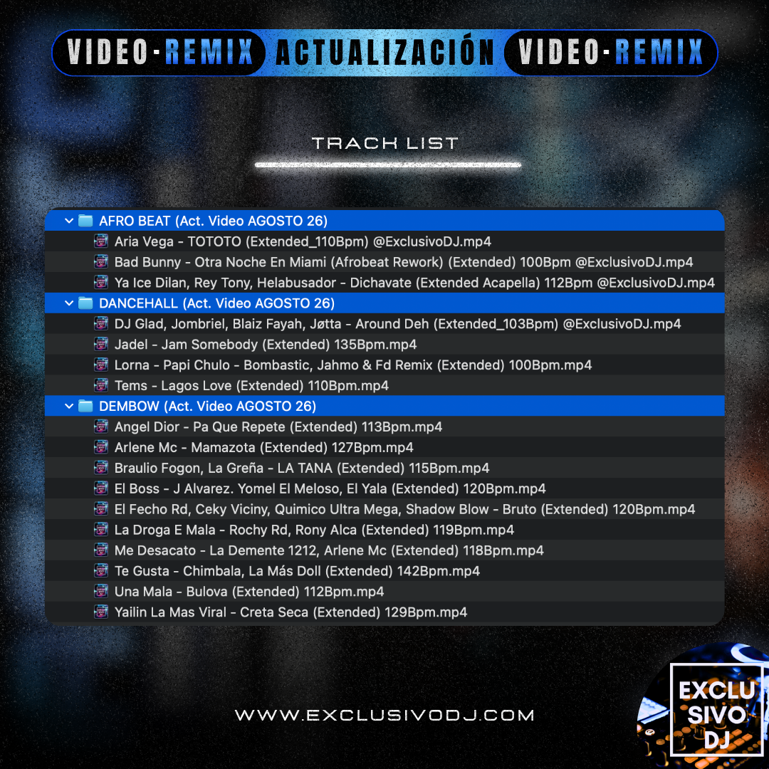 Actualización AGOSTO (Video) 2026