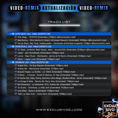 Actualización AGOSTO (Video) 2026