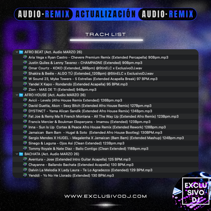 ACTUALIZACIÓN MARZO 2026 (Audio) 🎧📀