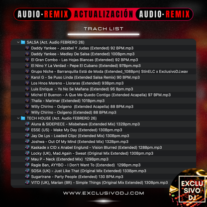 ACTUALIZACIÓN FEBRERO 2026 (Audio) 🎧📀