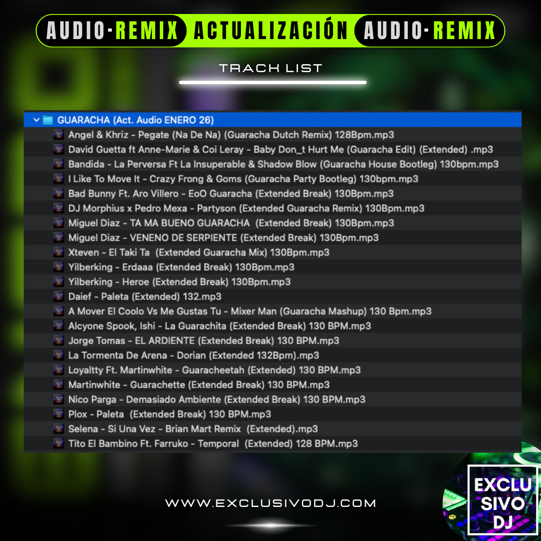 ACTUALIZACIÓN ENERO 2026 (Audio) 🎧📀