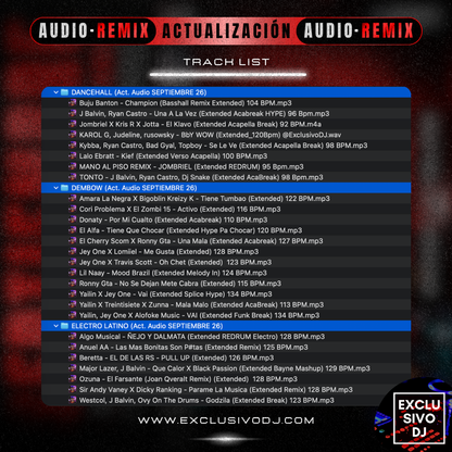 Actualización SEPTIEMBRE (Audio) 2026 🔴🎶