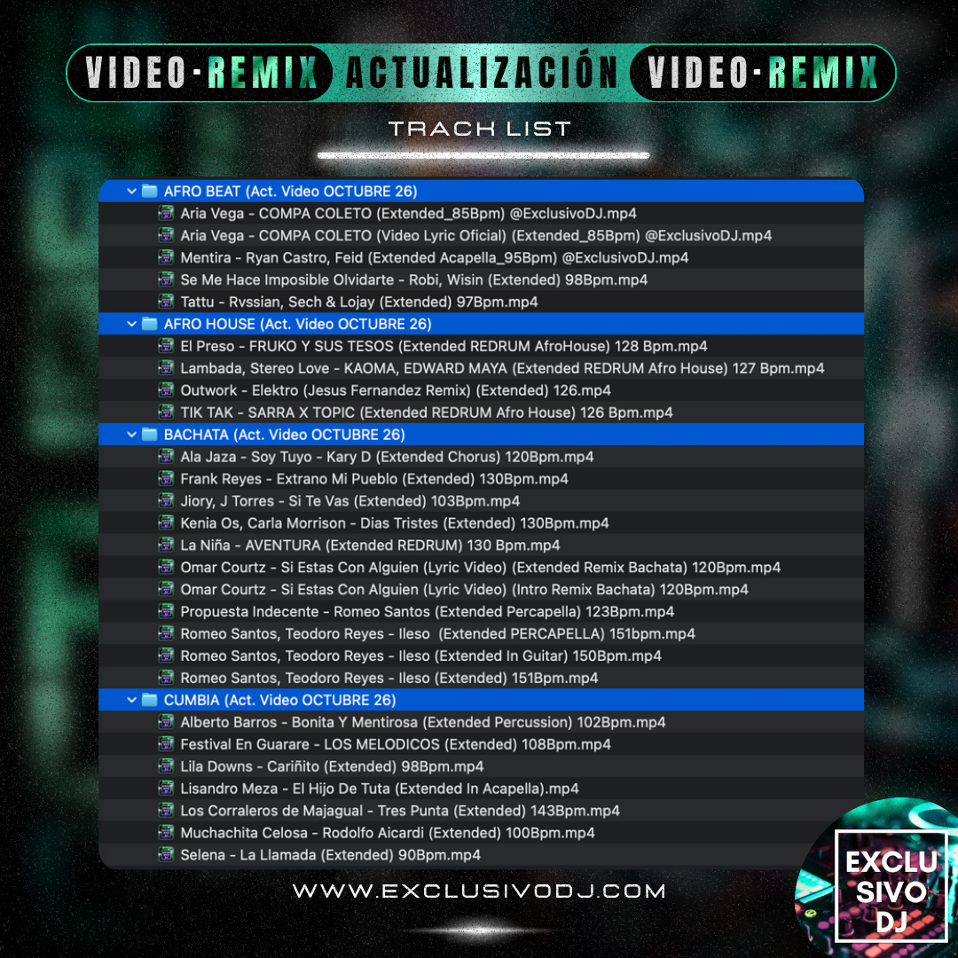 Actualización OCTUBRE (Video) 2026 🟢🎥