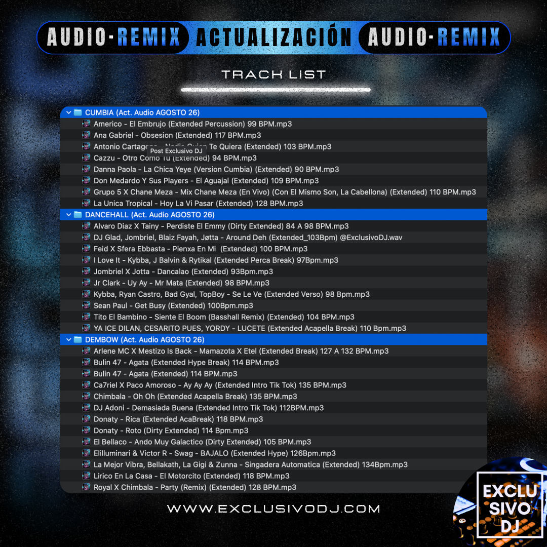 Acualización AGOSTO (Audio) 2026