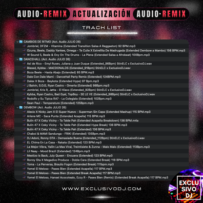 ACTUALIZACIÓN JULIO (Audio) 2026 🎧📀