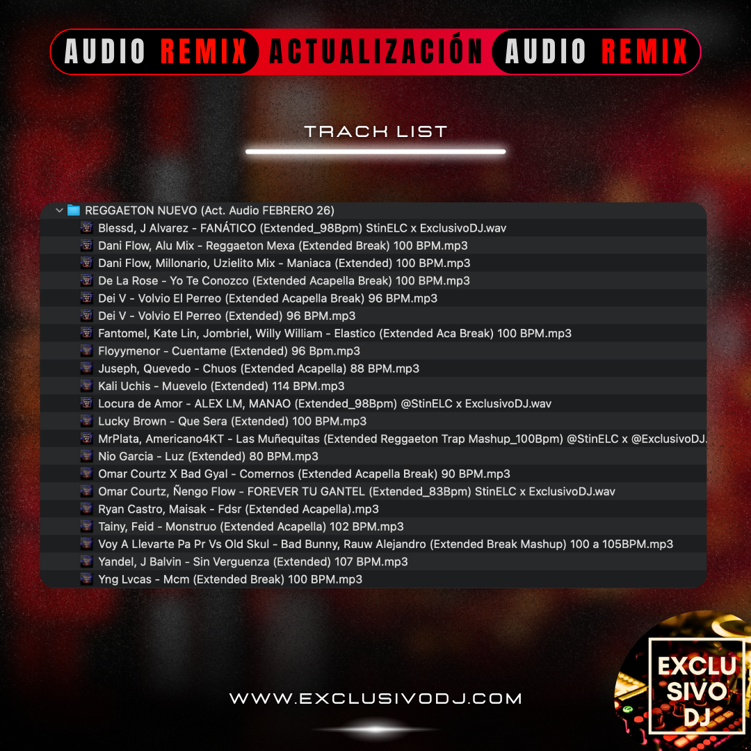 ACTUALIZACIÓN FEBRERO 2026 (Audio) 🎧📀