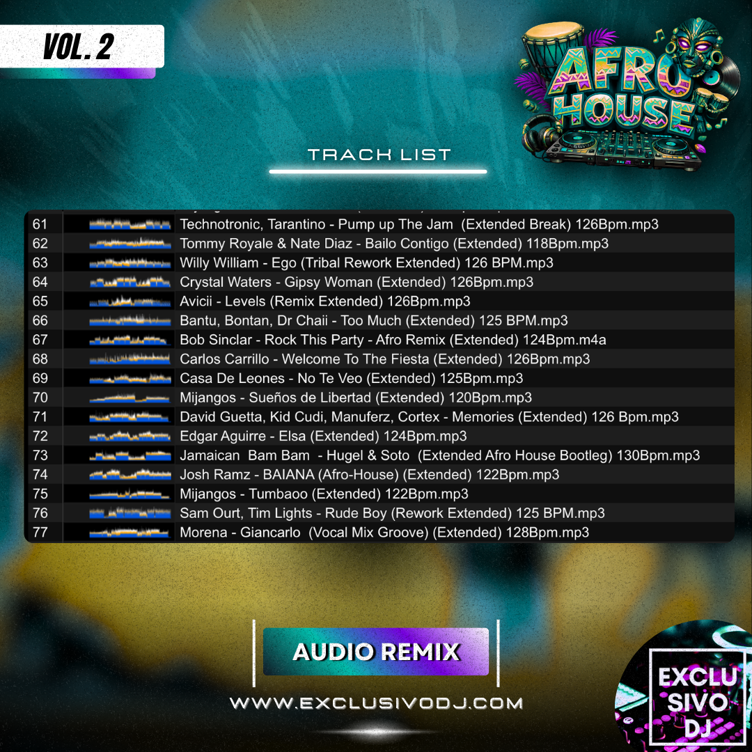 AFRO HOUSE (Extended Vol.2) Audio
