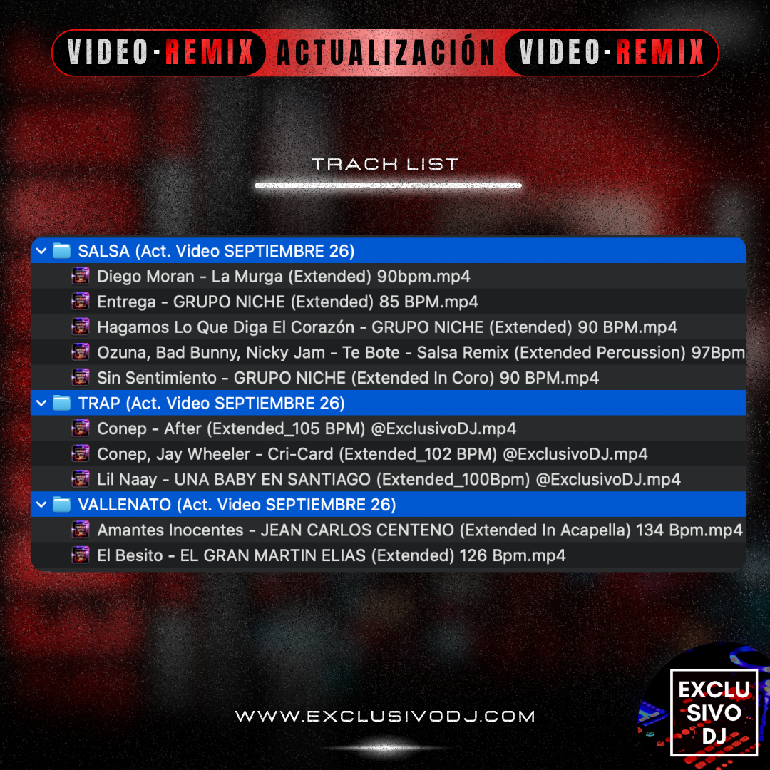 Actualización SEPTIEMBRE (Video) 2026 🔴🎥