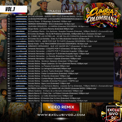 CUMBIA COLOMBIANA & TROPICAL (Extended Vol.1) Video