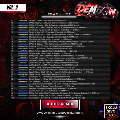 DEMBOW NUEVO 2026 (Extended Vol.2) Audio