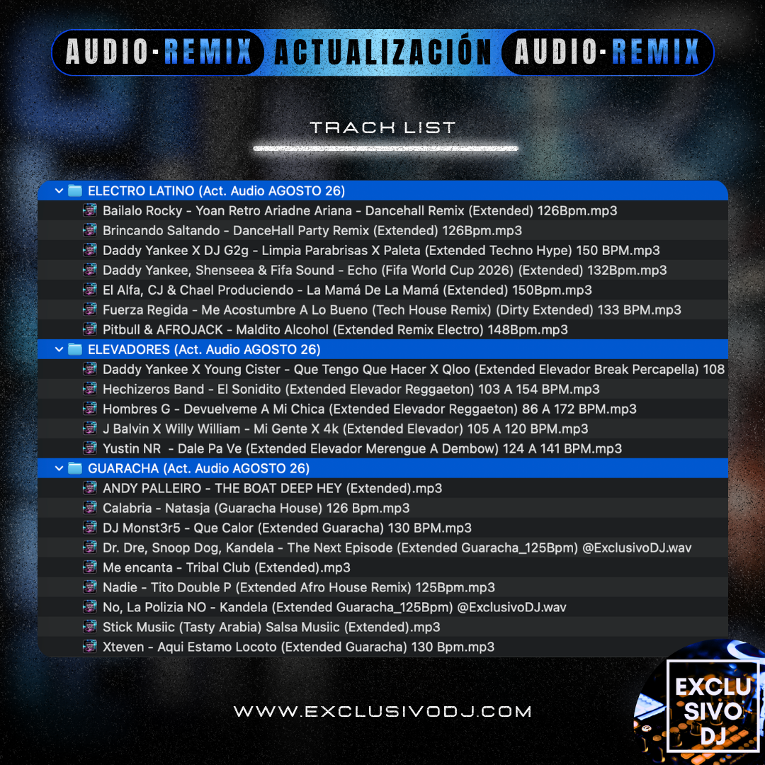 Acualización AGOSTO (Audio) 2026