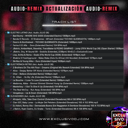 ACTUALIZACIÓN JULIO (Audio) 2026 🎧📀