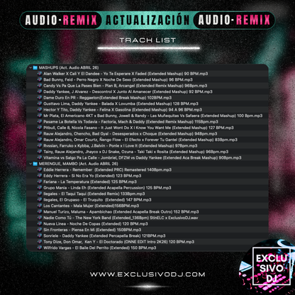 ACTUALIZACIÓN ABRIL (AUDIO) 2026 🎧📀