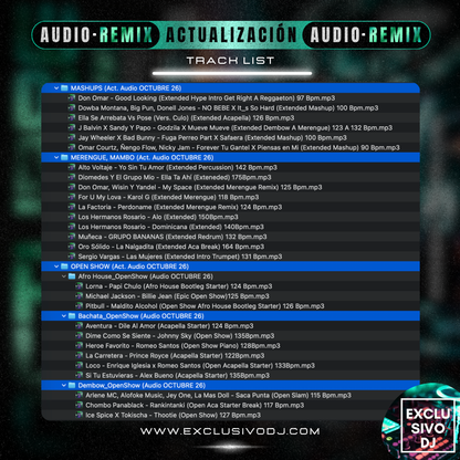 Actualización OCTUBRE (Audio) 2026 🟢🎶