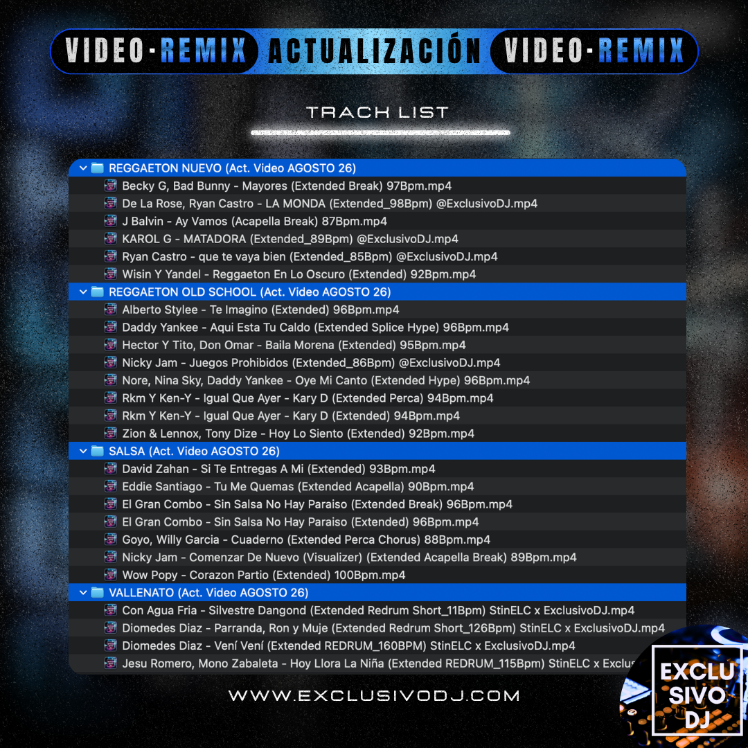 Actualización AGOSTO (Video) 2026