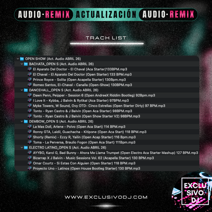 ACTUALIZACIÓN ABRIL (AUDIO) 2026 🎧📀