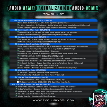 Actualización OCTUBRE (Audio) 2026 🟢🎶