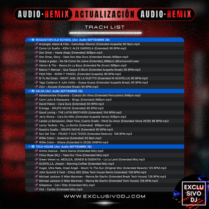 Actualización SEPTIEMBRE (Audio) 2026 🔴🎶