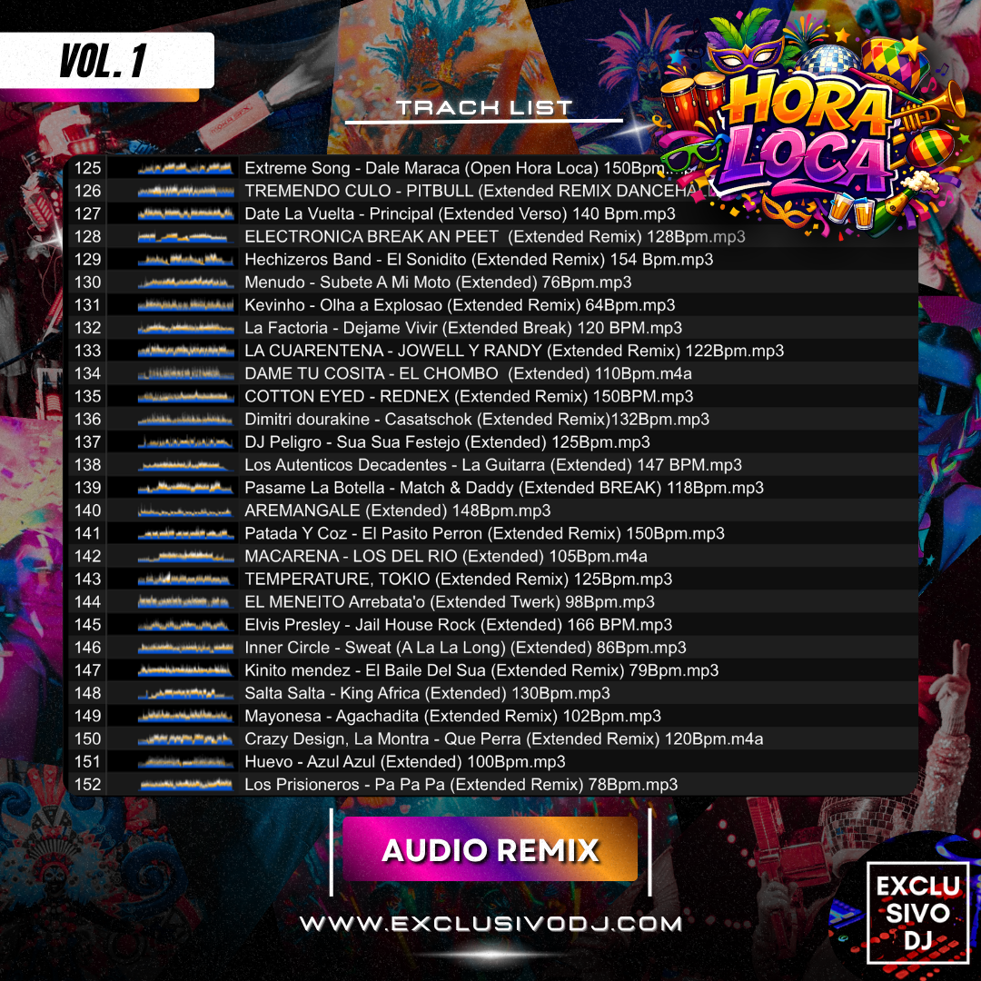 HORA LOCA (Extended Vol.1) Audio