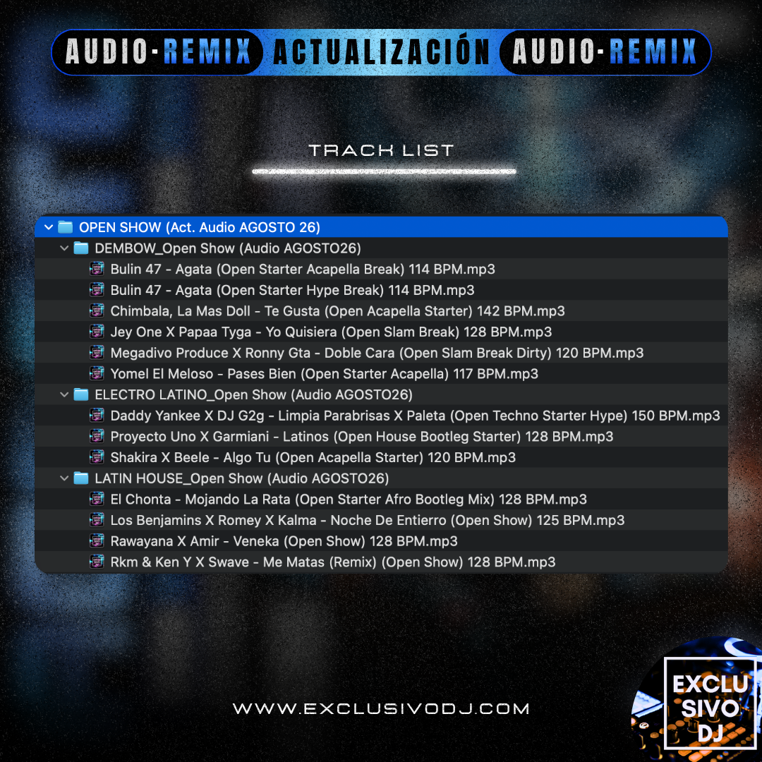 Acualización AGOSTO (Audio) 2026