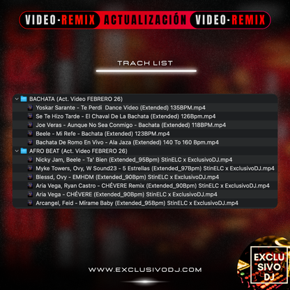 ACTUALIZACIÓN FEBRERO 2026 (Video) 🎧📀