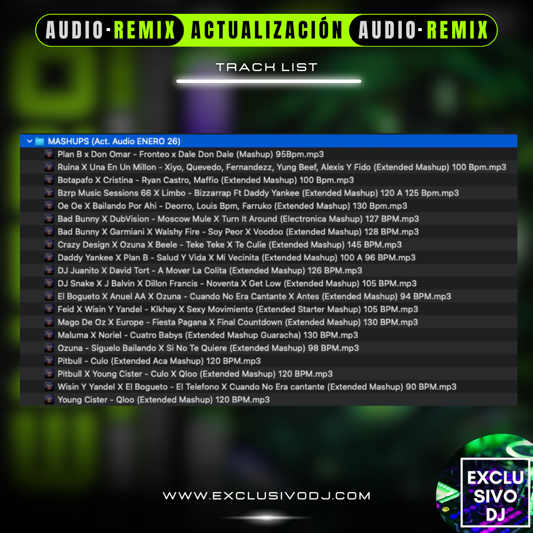 ACTUALIZACIÓN ENERO 2026 (Audio) 🎧📀
