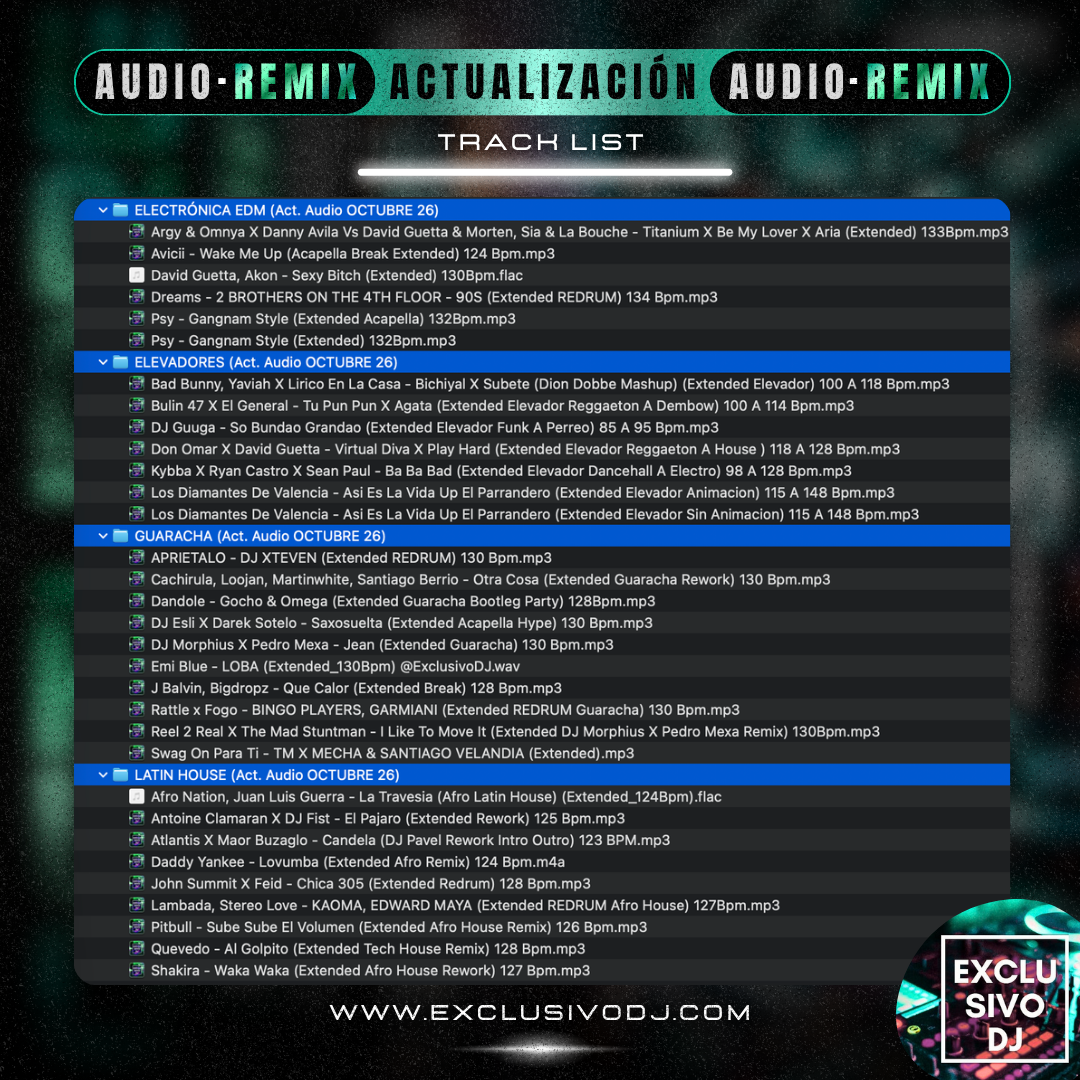 Actualización OCTUBRE (Audio) 2026 🟢🎶