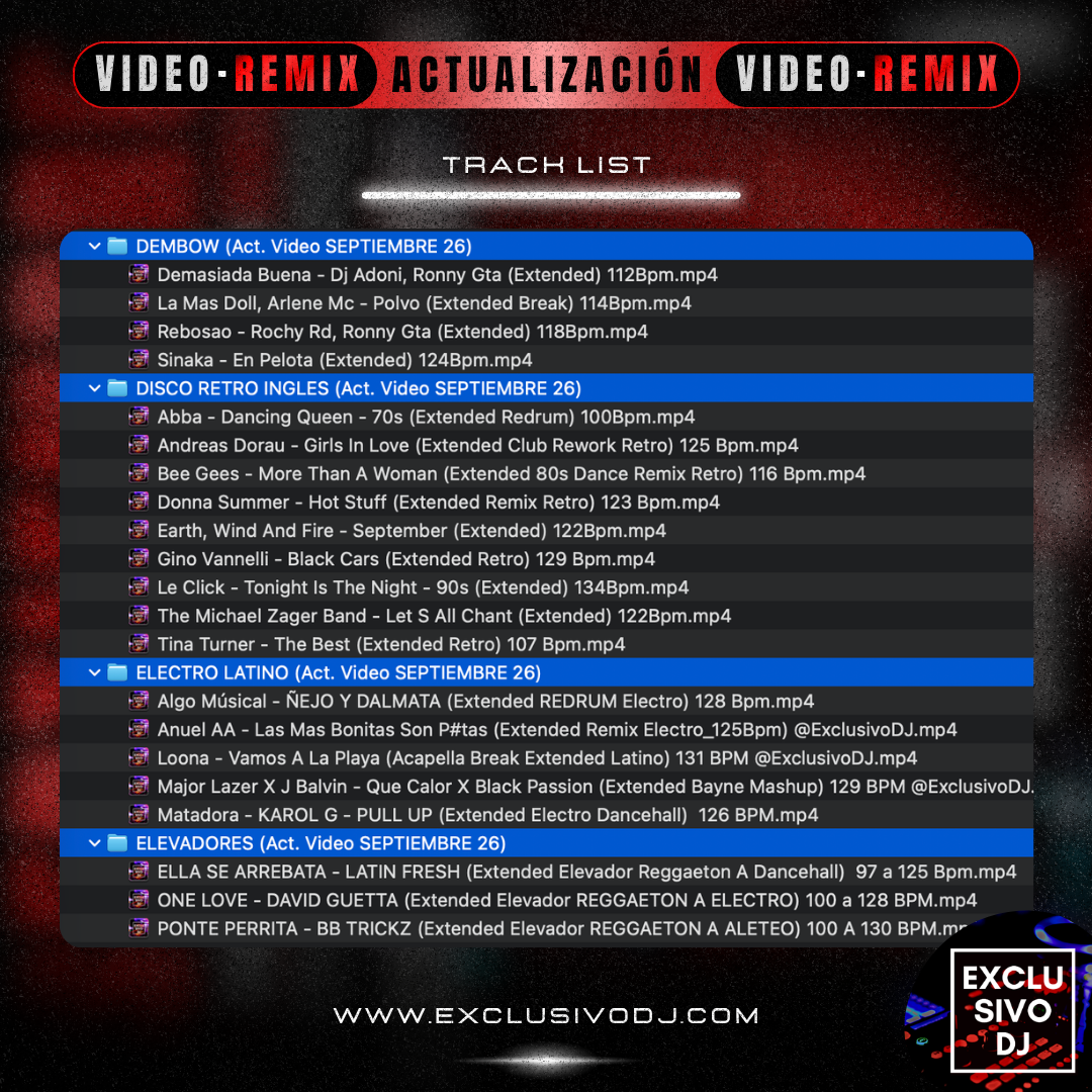 Actualización SEPTIEMBRE (Video) 2026 🔴🎥