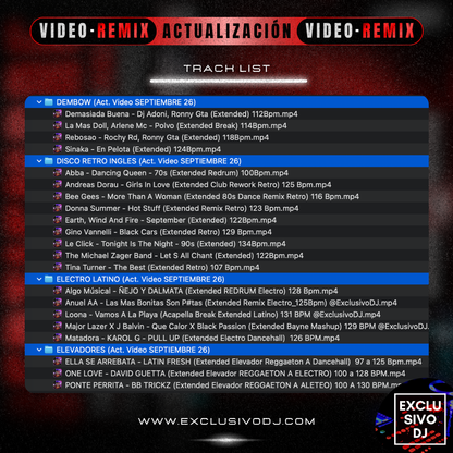 Actualización SEPTIEMBRE (Video) 2026 🔴🎥
