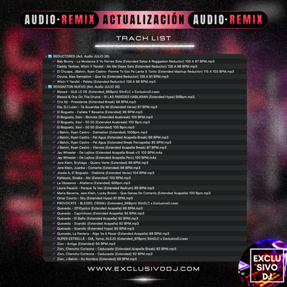 ACTUALIZACIÓN JULIO (Audio) 2026 🎧📀