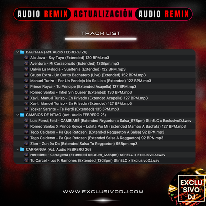 ACTUALIZACIÓN FEBRERO 2026 (Audio) 🎧📀