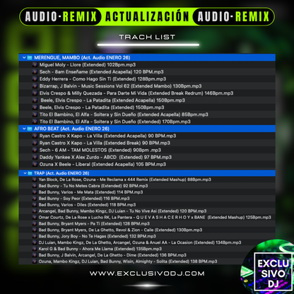 ACTUALIZACIÓN ENERO 2026 (Audio) 🎧📀